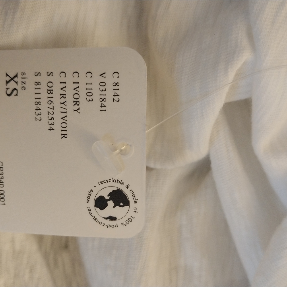 Free People NWT size XS Elegant White Ruffle Dress Beach Wear. - Picture 11 of 11